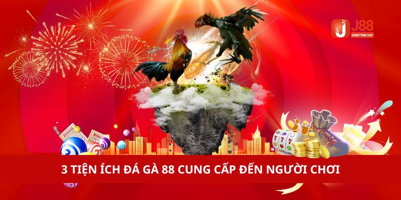 3 tiện ích Đá gà 88 cung cấp đến người chơi