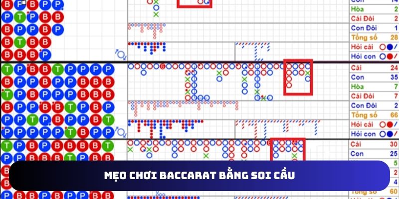 Soi cầu là mẹo chơi baccarat nâng cao khả năng thắng cao